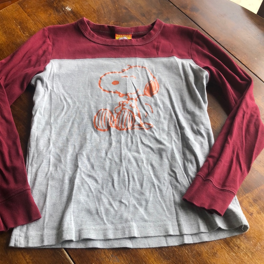 Peanuts snoopy long sleeve shirt. Juniors size XL
